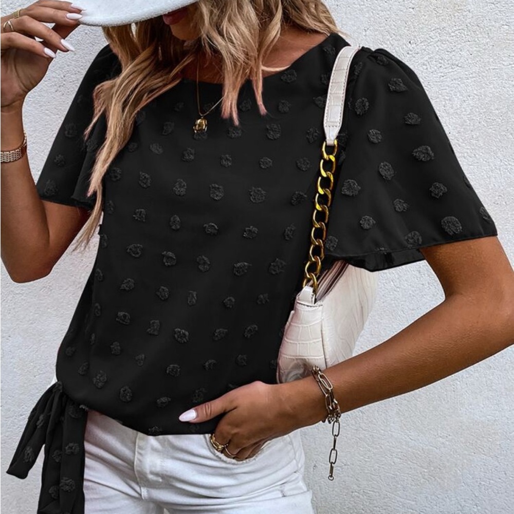 Elegant Black Women's Top